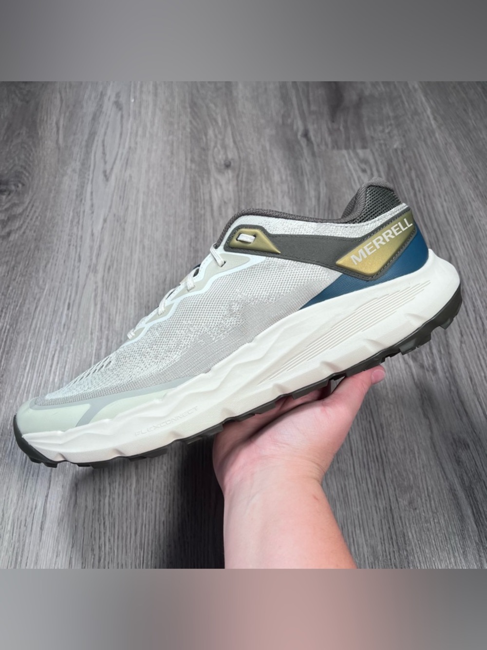 New Merrell Nova 4 Bliss Trail Running Shoes Mens Size 15 J068589 Beige Stucco